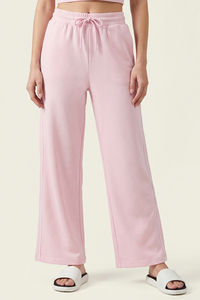 Zivame Athleisure Wide Leg Pants - Pale Lilac — thumbnail 1